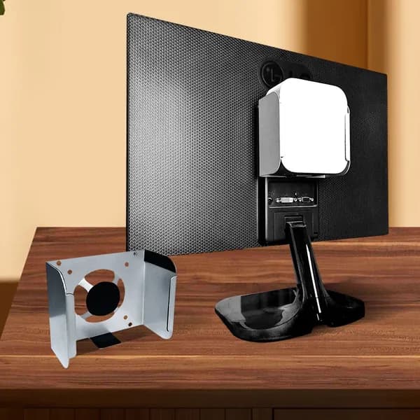 держатель для Mac mini M4, с защитными накладками, металлический