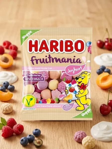 Жевательный мармелад Haribo Fruitmania Joghurt 160 грамм