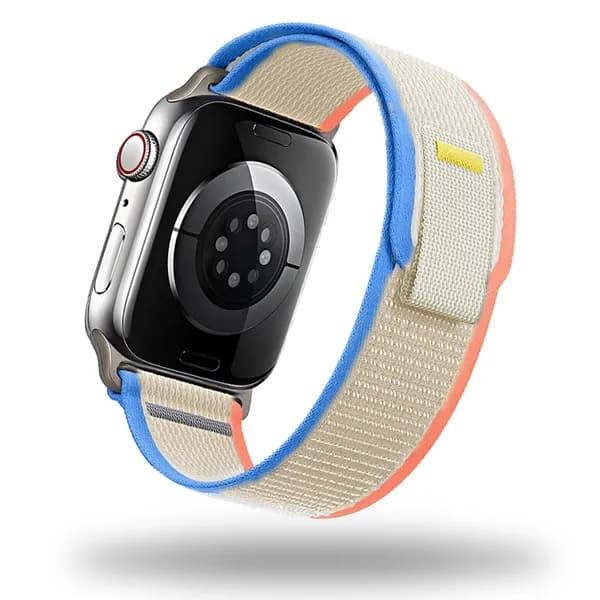 Тканевый ремешок для Apple Watch, Series 1-9 / 38, 40, 41 mm, Series 10 / 42 mm. Ремешок для Эпл Вотч нейлоновый.