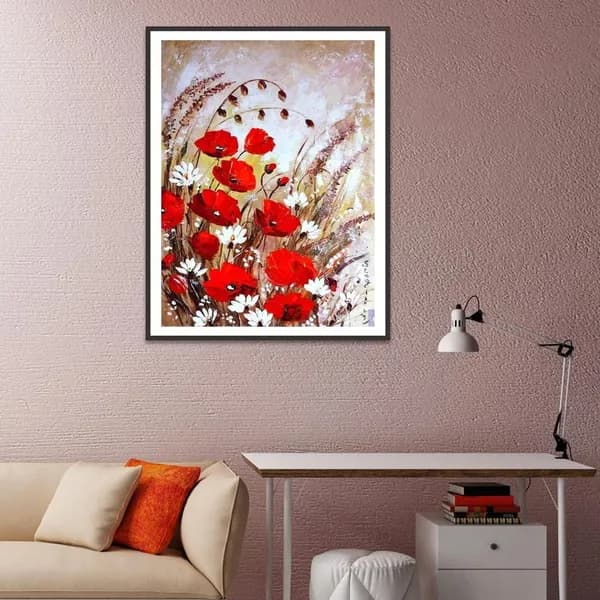 DIY-картина из страз 30 40 см, круглые стразы 2,8 мм, 5D, цветочный мотив