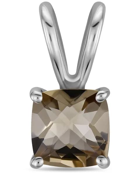 MIUZ Diamonds Подвеска из белого золота с дымчатым кварцем (раухтопаз)