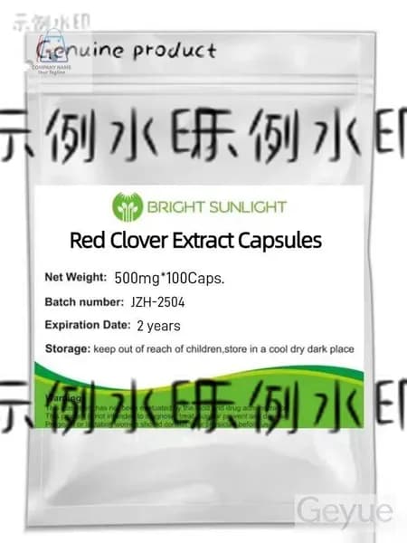 Капсулы с экстрактом красного клевера, 500 мг - 100 капсул (Red Clover)-TAODONG