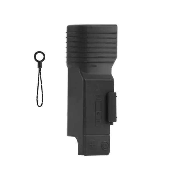 Чехол для DJI Osmo Pocket 4 из поликарбоната чёрный с защитой экрана и креплением для ремешка