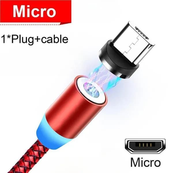 Кабель для мобильных устройств/USB 2.0 Type-A, 1 м, красный