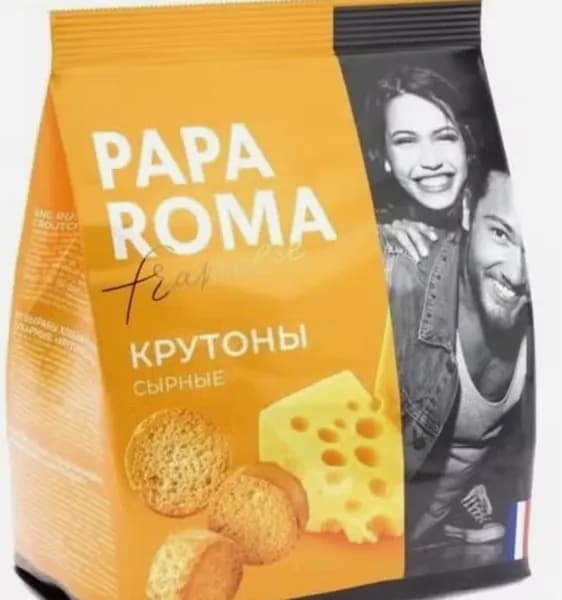 Сухари крутоны сырные 100 г