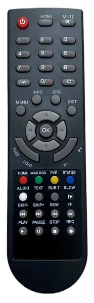 Пульт X8 HD (X-8 HD, E-RCU-012, 015) для цифровых спутниковых приёмников GLOBO