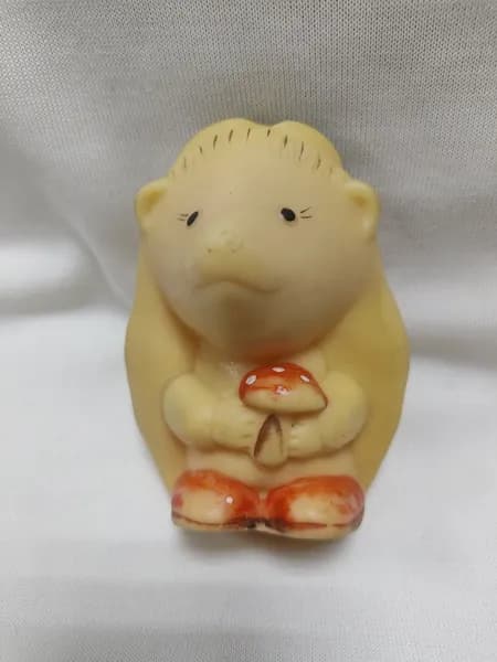 Винтажная, Детская, резиновая игрушка, пищалка. Ёжик. СССР