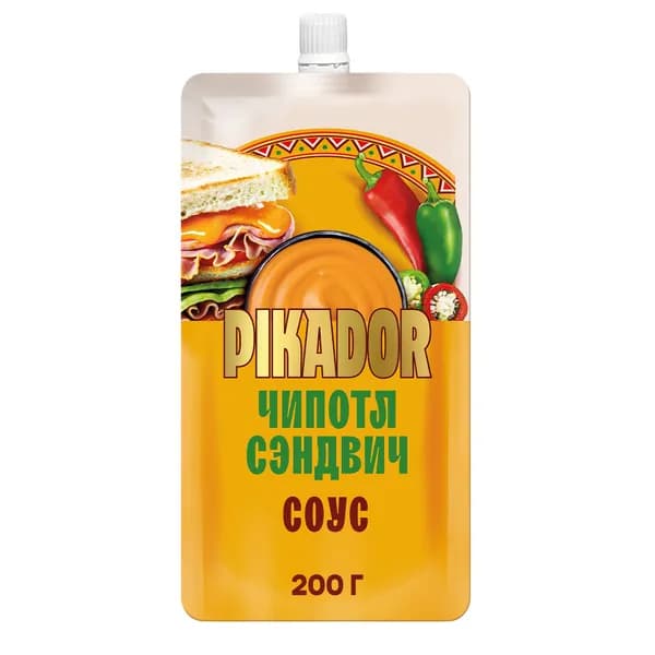 Соус PIKADOR Чипотл Сэндвич, 200г