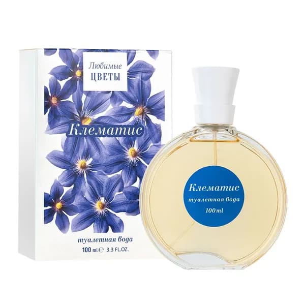 Delta parfum Туалетная вода женская ЛЮБИМЫЕ ЦВЕТЫ- КЛЕМАТИС