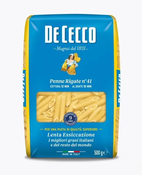Паста De Cecco №41 Пенне Ригате, Италия, 500 г