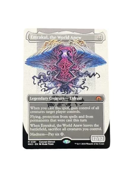 Волшебство в твоих руках: Уникальная карта Magic: The Gathering (MTG) Прокси-карта с Прозрачная защитная пленка защитит вашу колоду в качестве подарка.