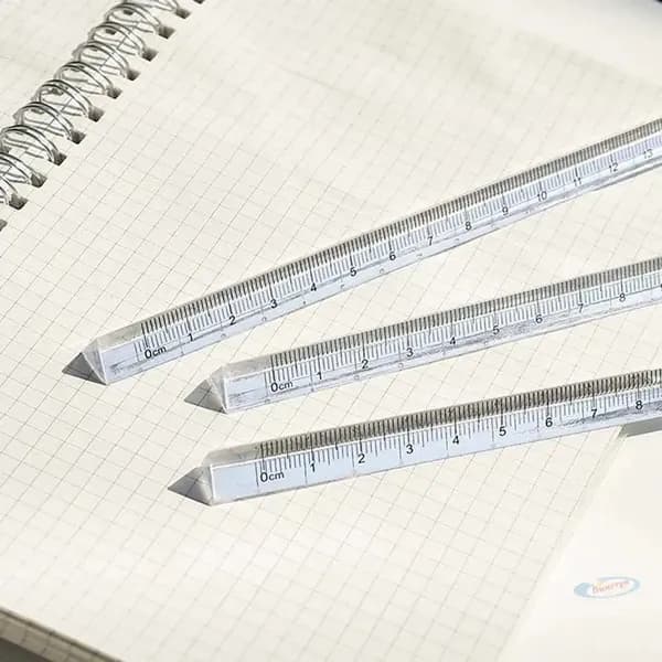 15cm / 20cm Треугольник для студентов Прозрачная линейка