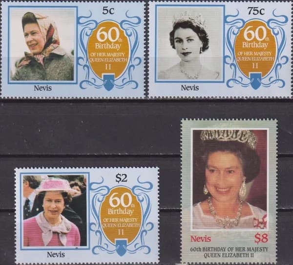 Почтовые марки Сент-Китс и Невис 1986г. " MNH