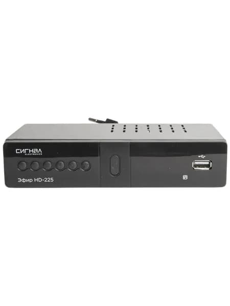 Приставка для телевизора цифровая Сигнал Эфир HD-225, цифровой ресивер DVB-T2, DVB-T, DVB-C, медиаплеер