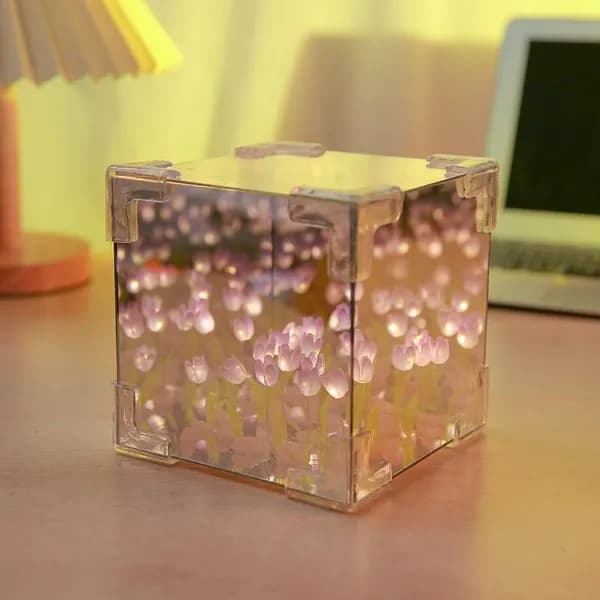 Миниатюрный кукольный домик, Рождество, 3d, ночник, модель
