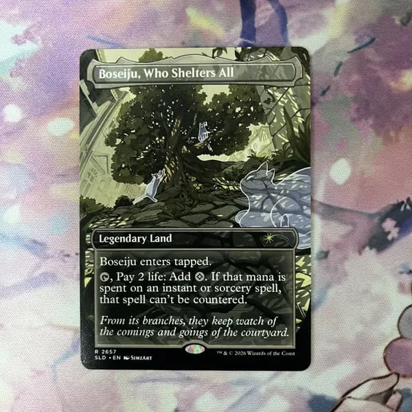 Кастомные прокси-карты высокого качества, MTG PROXY CARDS фойловые карты не, стандартный размер Boseiju, Who Shelters All 2657