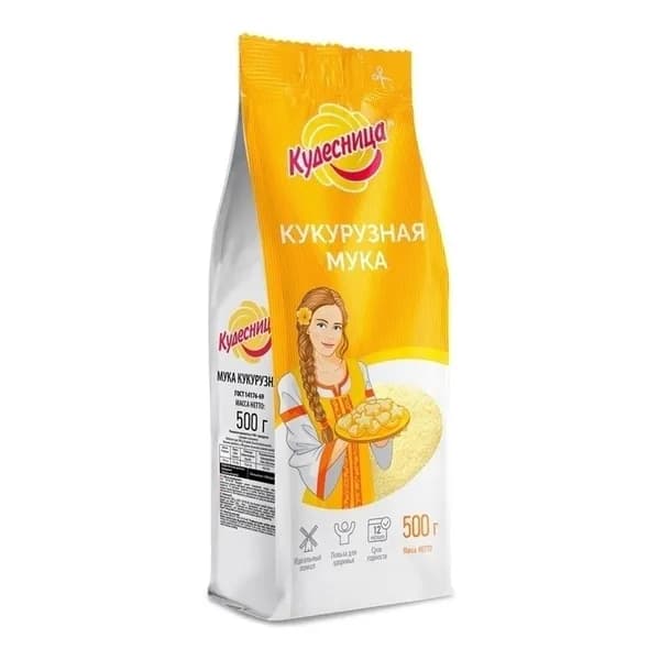 Мука Кудесница кукурузная 500 г