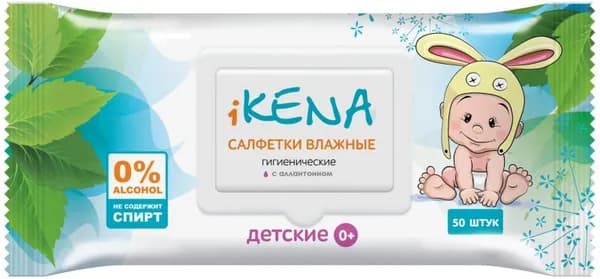iKENA Влажные салфетки 50 шт