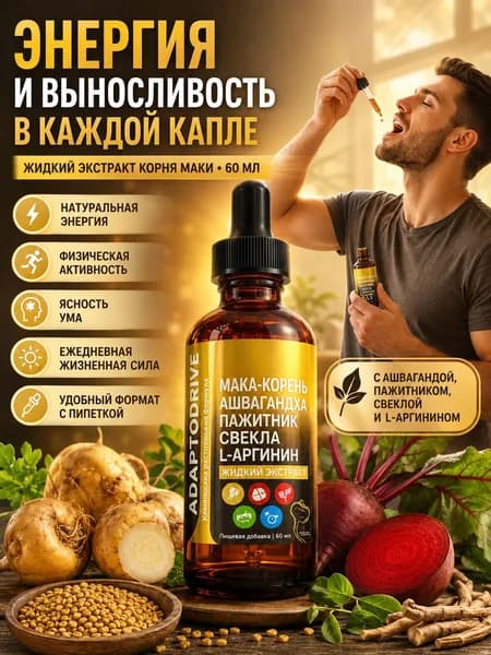 Жидкая настойка мака, природный источник энергии и выносливости