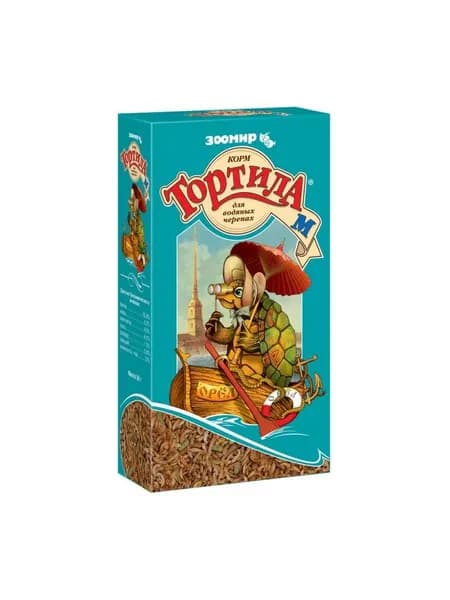 Тортила М, корм для водяных черепах, 50 г