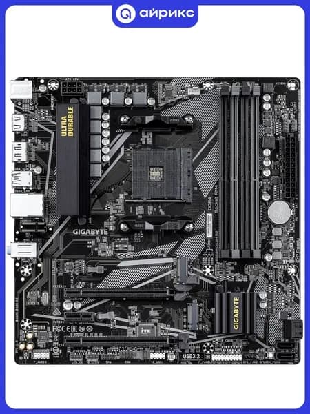 Материнская плата GIGABYTE B550M DS3H R2 (AM4, AMD B550, DDR4, 128 Гб, ATX 24 pin)