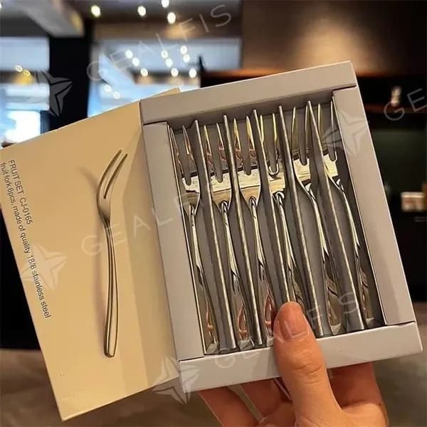 Нож столовый 6 предм. серебристый