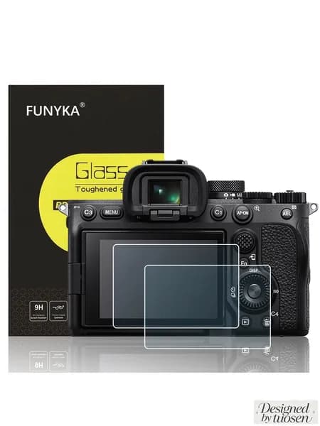 Комплект 2 шт: Защитное стекло для экрана камеры Сони Sony Alpha A7R V A7RV A7R5 A9III A1 II