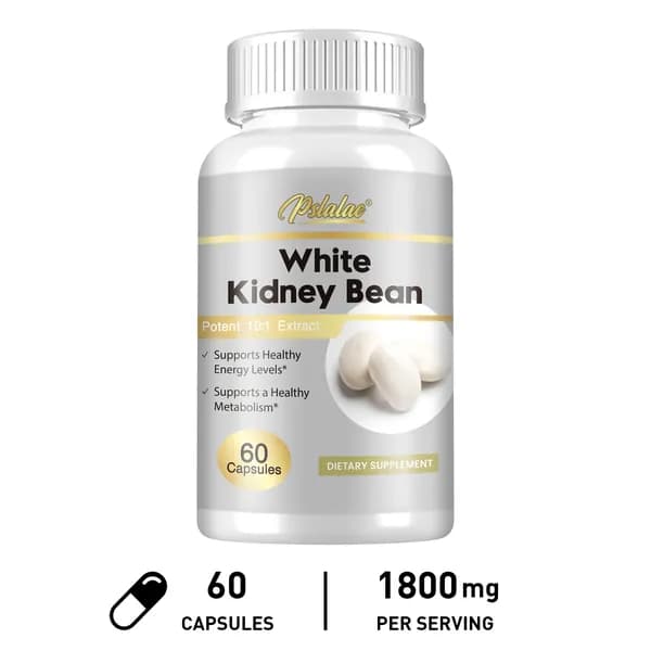Биологически активная добавка Pslalae White Kidney Bean Extract разработана для того, чтобы действовать как натуральный блокатор углеводов и подавитель аппетита, способствуя контролю веса.