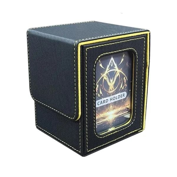 Картхолдер из PU кожи для коллекционеров TCG карт, Желтый