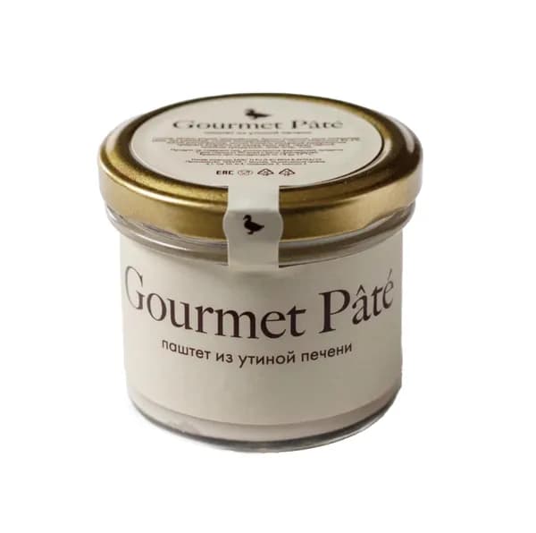 Паштет из утиной печени, Gourmet Pate, 90 г, Россия
