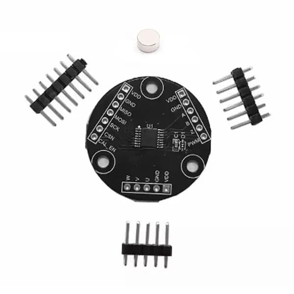 MT6826S. Высокоточный высокоскоростной магнитный энкодер 0-360 ABZ, UVW, PWM модуль
