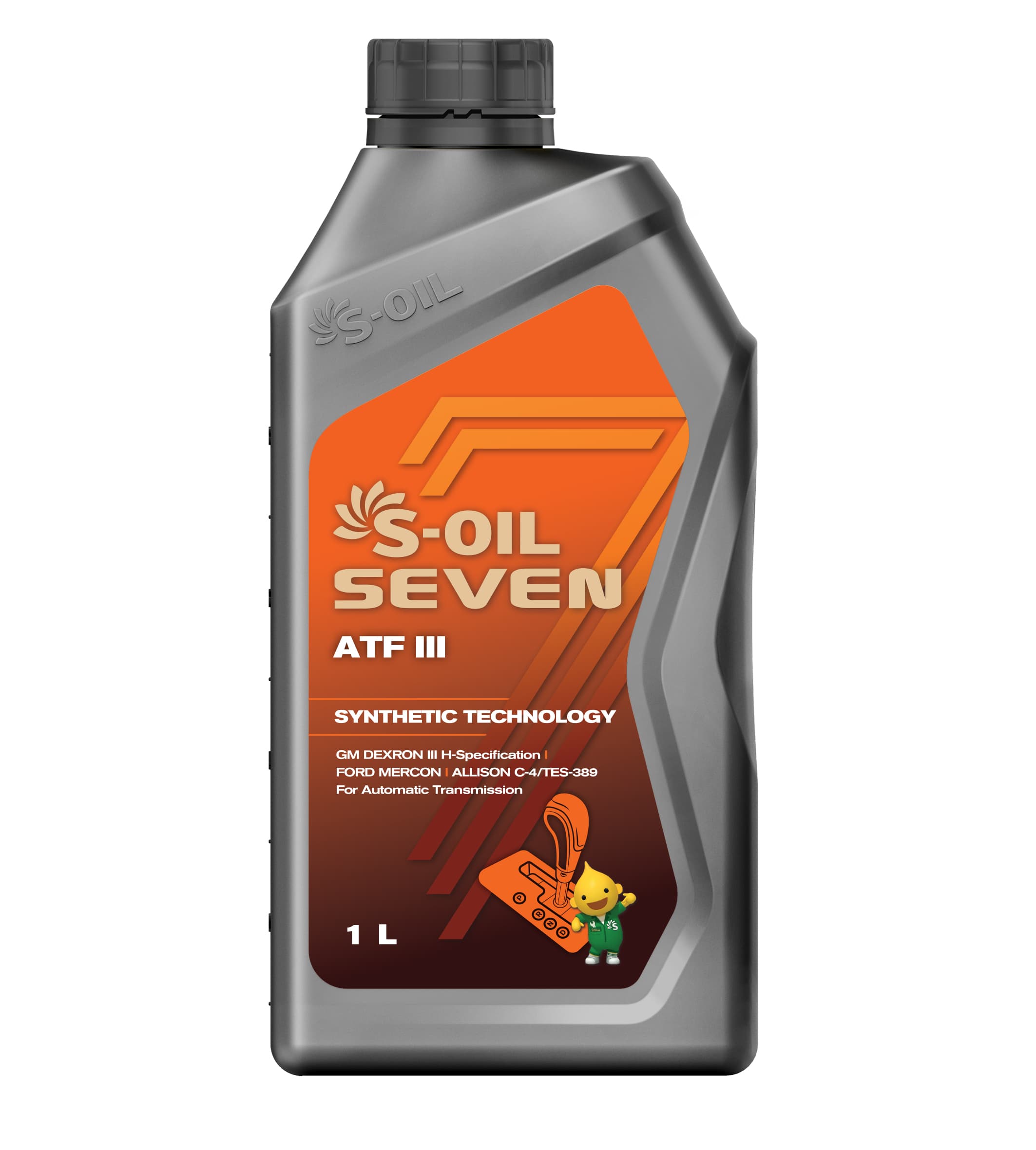 Трансмиссионное масло S-OIL SEVEN ATF III 1 л