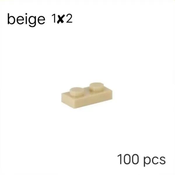 MOC 1x2 небольшие кирпичные строительные блоки совместимые с 3023 основным тонким кирпичом