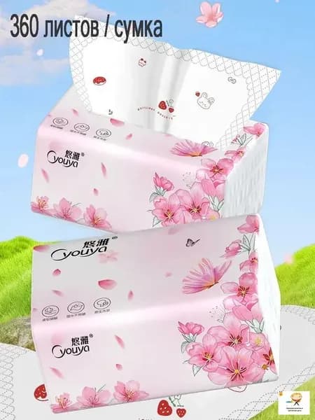 Бумажные салфетки, 360 шт.