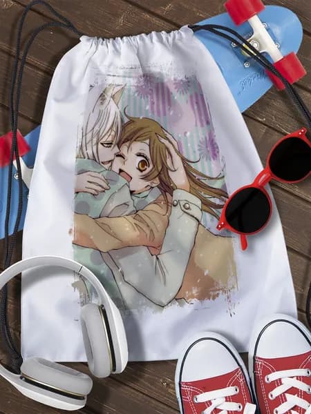 Мешок для сменной обуви Очень приятно, Бог (Kamisama Hajimemashita, Kami-sama, аниме, мистика, Нанами Момодзоно, Томоэ Микагэ) - 2058