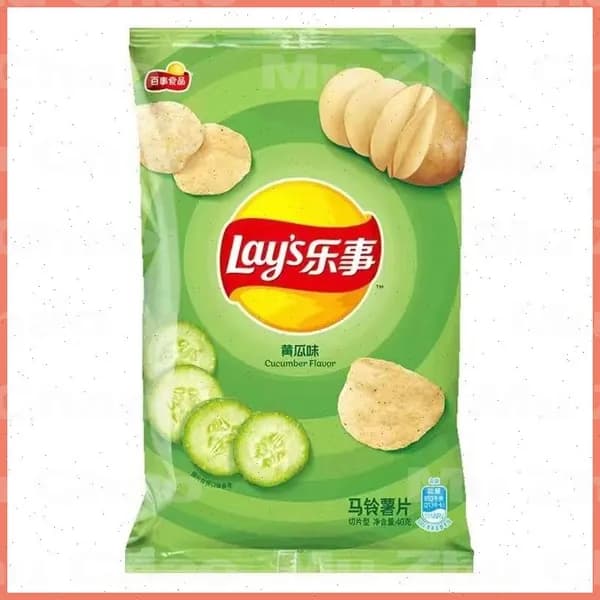Картофельные чипсы - Огурец <40г/пакет>