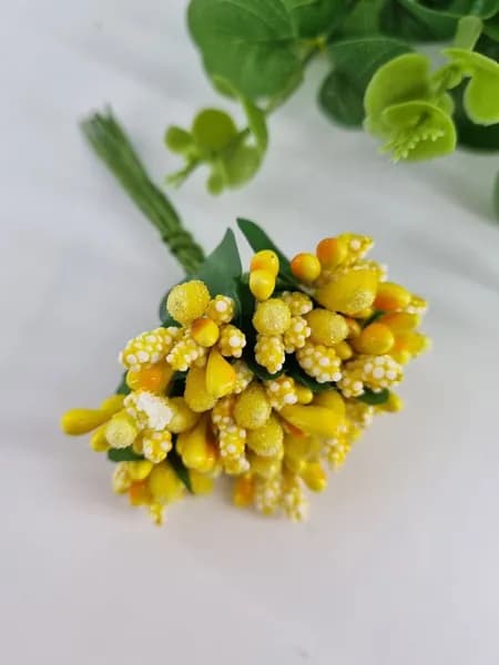 Украшение на праздник новогоднее Желтый 1 шт.