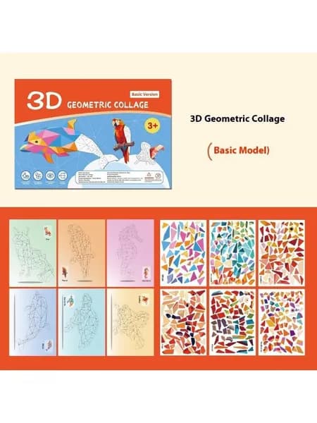 3D-пазл с наклейками
