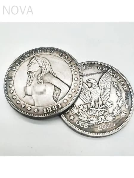 Премиум памятная монета, красавица