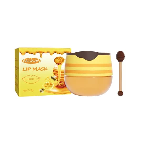 Увлажняющая и отшелушивающая маска для губ EELHOE Honey Lip Mask с пчелиным бальзамом для губ