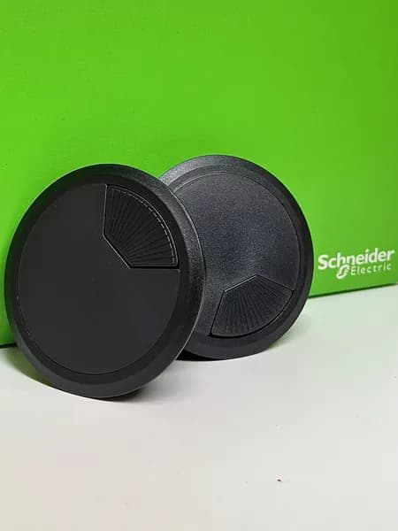 INS61212 Заглушка кабель-канала для стола (ГРОММЕТ) Schneider Electric Unica System+ D80 мм ABS ПЛАСТИК