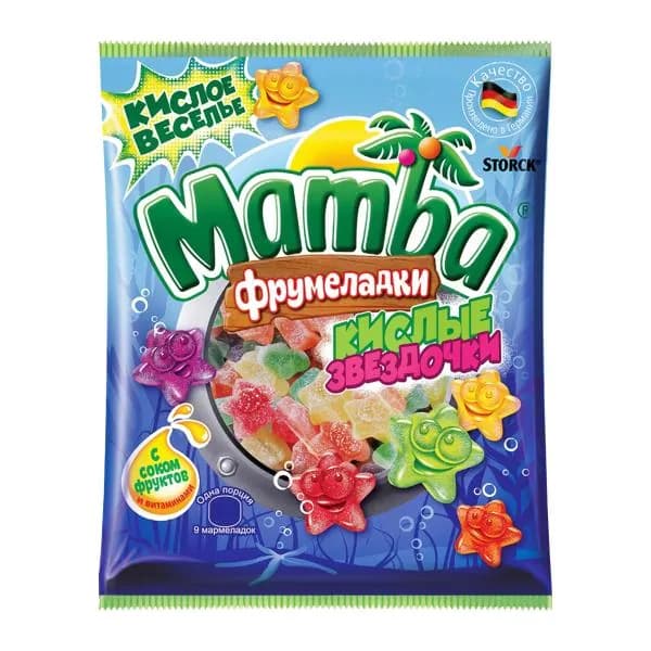 Фрумеладки Mamba кислые звездочки 70г