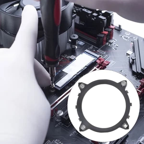 Кронштейн Для Вентилятора Cpu, Черный, Абс, 2Шт