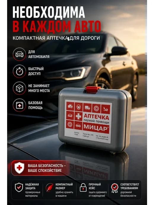 аптечка автомобильная