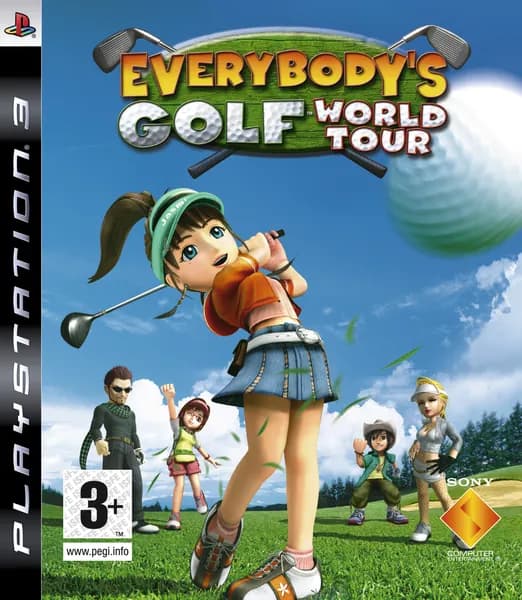Видеоигра Everybody's Golf World Tour. Издание на диске. Английский язык на ps3.