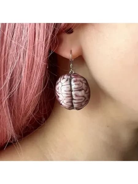 Серьги мозги