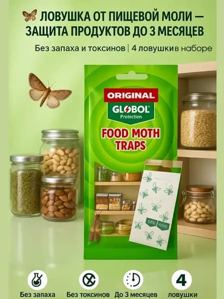 Клеевая ловушка для пищевой моли