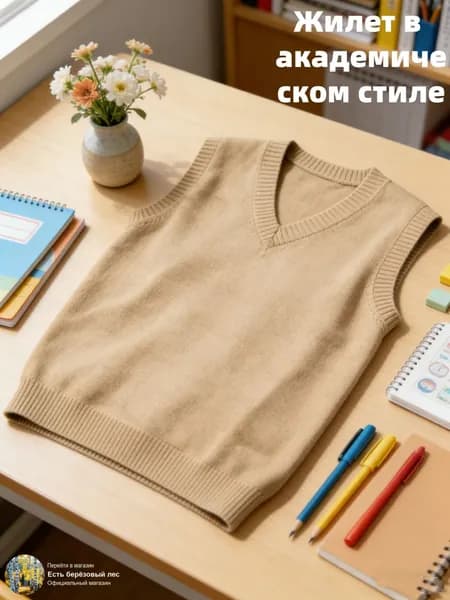Жилет трикотажный
