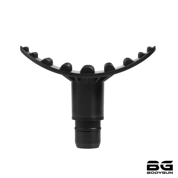 Насадка Полуовальная BODYGUN для икроножных мышц для перкуссионного массажного пистолета с посадочным диаметром 18-19мм.