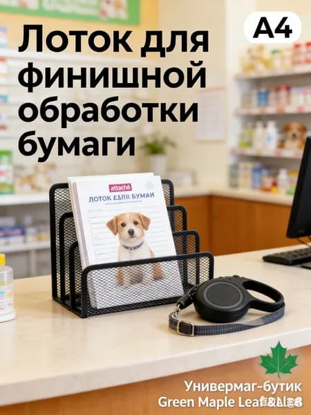 Лоток-органайзер для бумаг вертикальный Attache, для формата А4, 173 мм
